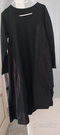 Abito nero cotone