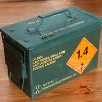 Cassetta esercito porta munizioni utensili