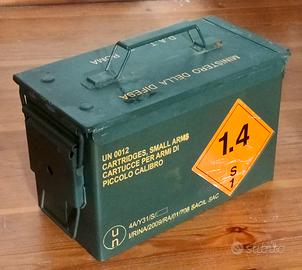 Cassetta esercito porta munizioni utensili