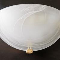 Applique in vetro satinato nuova mai usata