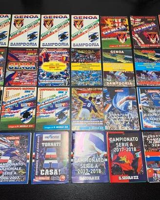 Lotto 26 calendari Genoa Sampdoria Il Secolo XIX