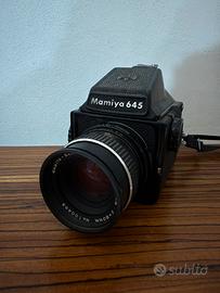 Mamiya  645 + obiettivo Sekor 80 mm