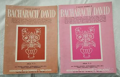 I successi mondiali di Bacharach/David - spartiti