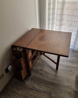 Tavolo a ribalta Ikea Norden, marrone