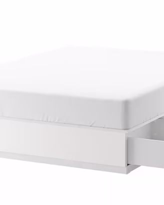 Letto  NORDLI Ikea con 6 cassetti colore BIANCO