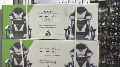 SEDIA DA GAMING CON LED