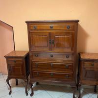 trittico secreter e comodini primi 900