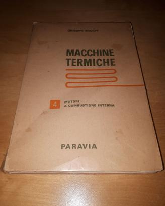LIBRO MACCHINE TERMICHE VOLUME IV – ROCCHI PARAVIA