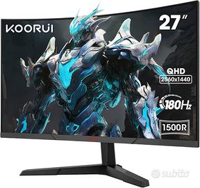 Monitor gaming 2k 180hz curvo