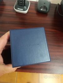 scatola Louis Vuitton per orologi in pelle 