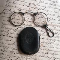 Occhiali antichi argento