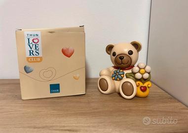 Thun Teddy Con Fiore thun Club 2022 Con Scatola