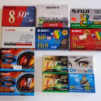 Lotto Cassette video ( Video8 e MiniDV) sigillate