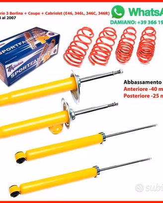 Assetto Sportivo BMW 3 E46 Berlina Coupe 330d