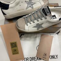 Golden goose super star glitter argento 39