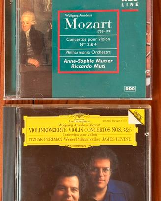 2 Cd Mozart - concerti per violino