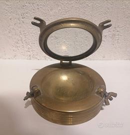 Posacenere in ottone stile marinaro Scandinavia