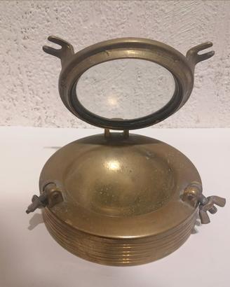 Posacenere in ottone stile marinaro Scandinavia