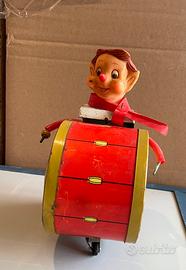 Pagliaccio con tamburo vintage Daiya