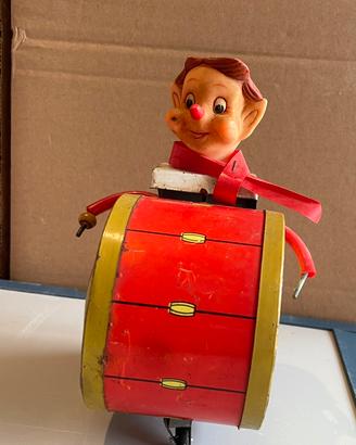 Pagliaccio con tamburo vintage Daiya