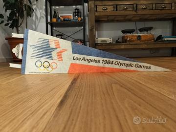 Gagliardetto vintage Olimpiadi Los Angeles 1984