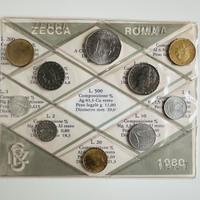 Divisionale 1980 senza argento, con medaglia