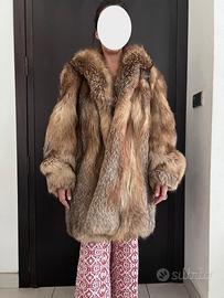 Pelliccia di volpe argentata naturale