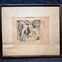 Pablo Picasso litografia datata "1 mai 1968 II".