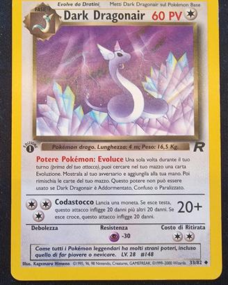 Dark Dragonair prima edizione  TR 33 / 82 ITA