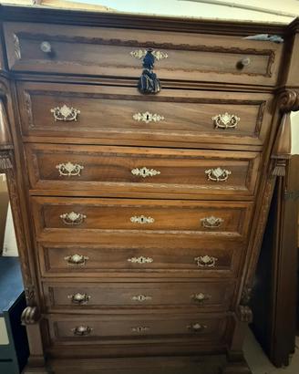 Cassettone antico - stile classico, decorato