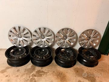 Cerchi 15 e copricerchi Volkwagen Golf VII 7