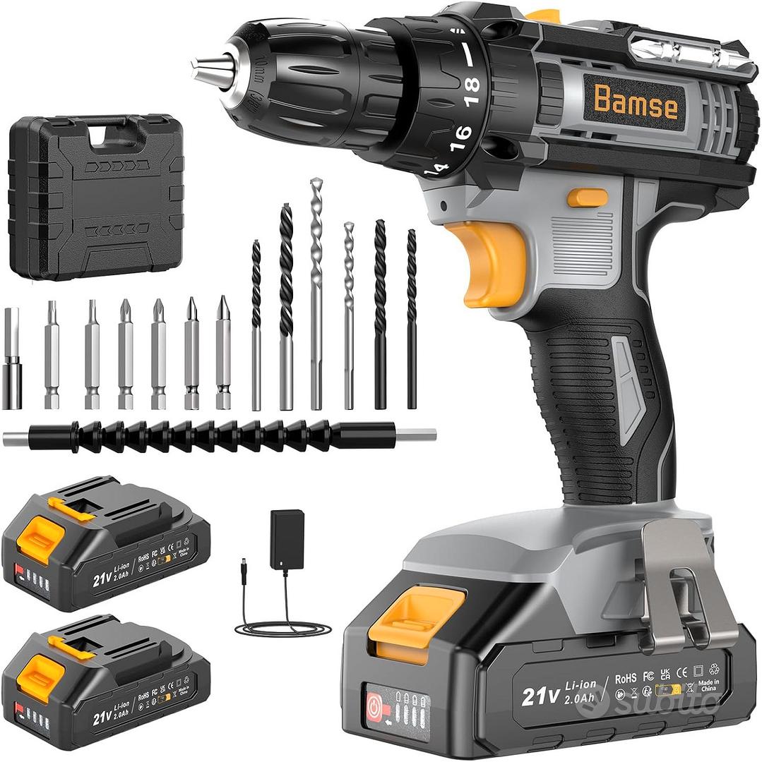 trapano avvitatore con valigetta Giardino e Fai da te In vendita