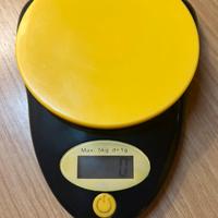 Bilancia da cucina digitale gialla