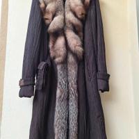 Cappotto con pelliccia vintage