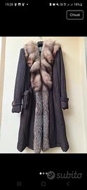 Cappotto con pelliccia vintage