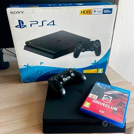 PS4 Slim 500 GB + Dualshock 4 originale + Giochi