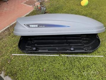 Box da tetto per auto con barre