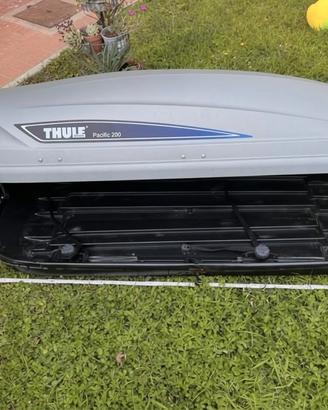 Box da tetto per auto con barre