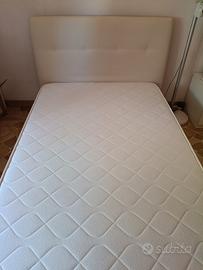 Letto una piazza e mezza con contenitore e  comodi