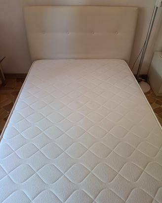 Letto una piazza e mezza con contenitore e  comodi