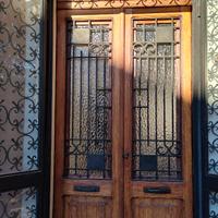 Porta ingresso in legno anni 30