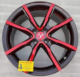 Cerchi In Lega NUOVI da 17 Per 500 Abarth Ecc