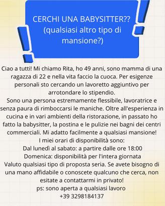 lavoro extra