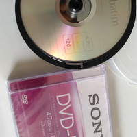 DVD-RW Sony + DVD-R Verbatim