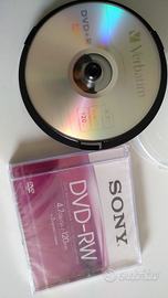 DVD-RW Sony + DVD-R Verbatim