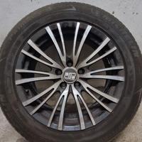 4 Cerchi in lega oz 235/55/17 con gomme michelin