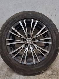 4 Cerchi in lega oz 235/55/17 con gomme michelin