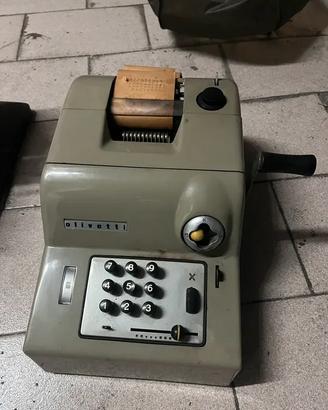 Macchina Calcolatrice Olivetti Summa 15 Vintage