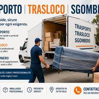 trasloco trasporto servizio discarica 
