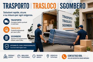 trasloco trasporto servizio discarica 